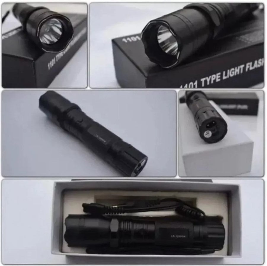 SUPER COMBO SEGURIDAD LINTERNA TASER + GAS PIMIENTA